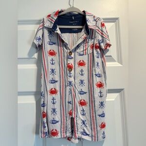 Posh Peanut Connor Collared Henley Shortall 18-24 Month